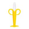 Popular Silicone Banana Teether and Toothbrush with Suction Cup - Baby Safe Molar Stick, Food Grade Chew Toy