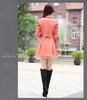 Women's Mid-Length Double-Breasted Spring & Autumn Casual Slim Fit Korean-Style Windbreaker Jacket