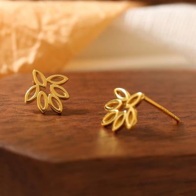 Kolczyki Liście dla Kobiet  Modne  Wszechstronne i Temperamentalne  Noworoczne Kolczyki dla Najlepszych Przyjaciółek jako Prezenty