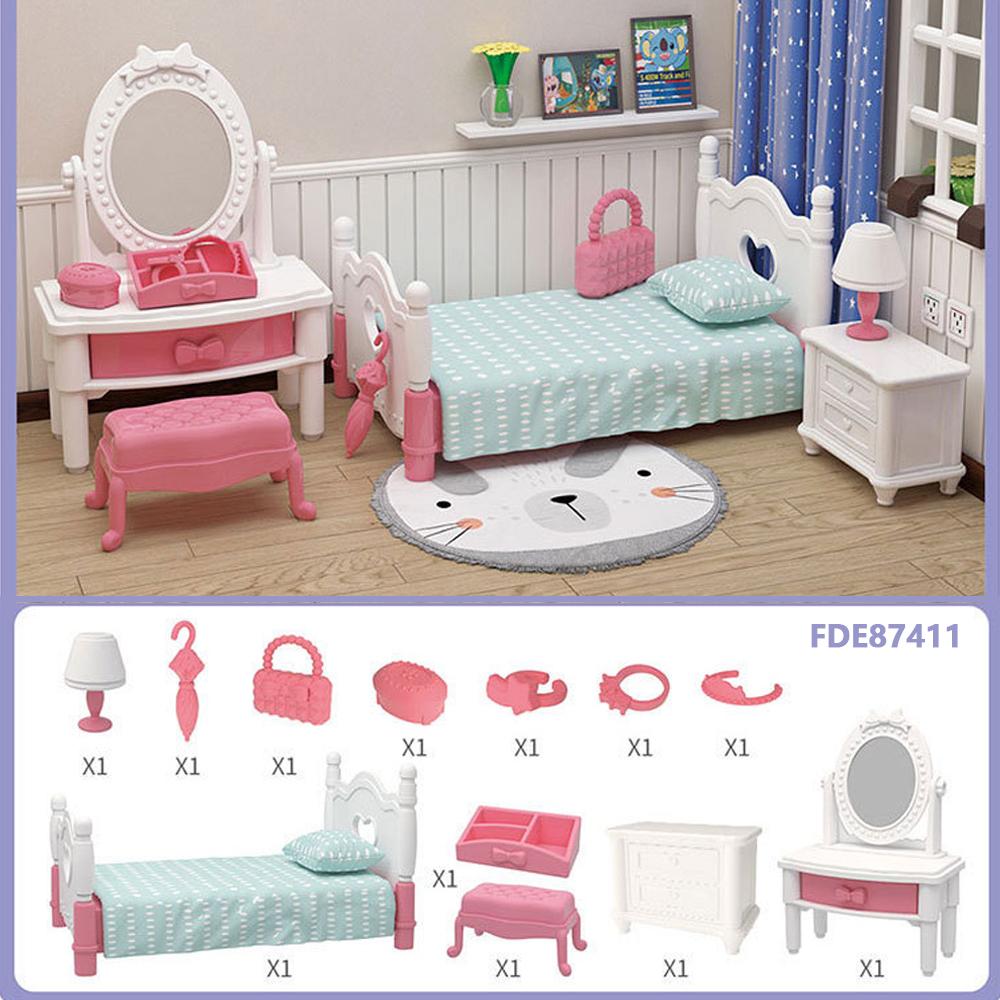 Dollhouse Miniature Furniture Accessories 1/12 Supermarket Micro Model Bedroom Forest Family For Kitchen Toys Doll Girl Gift