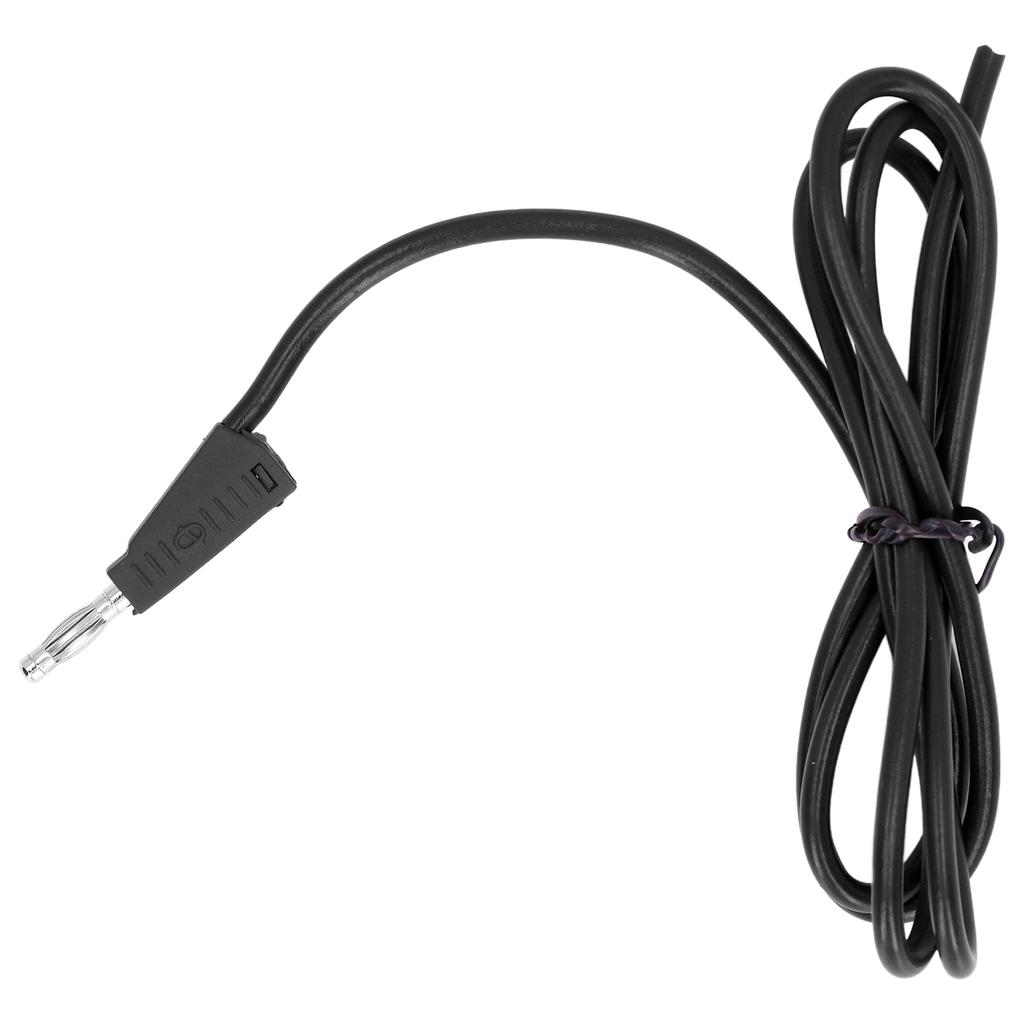 Banana Plug Test   Brass PE Electrical Test Cable Wire for Voltage Tester Truck Batteries 4mmBlack