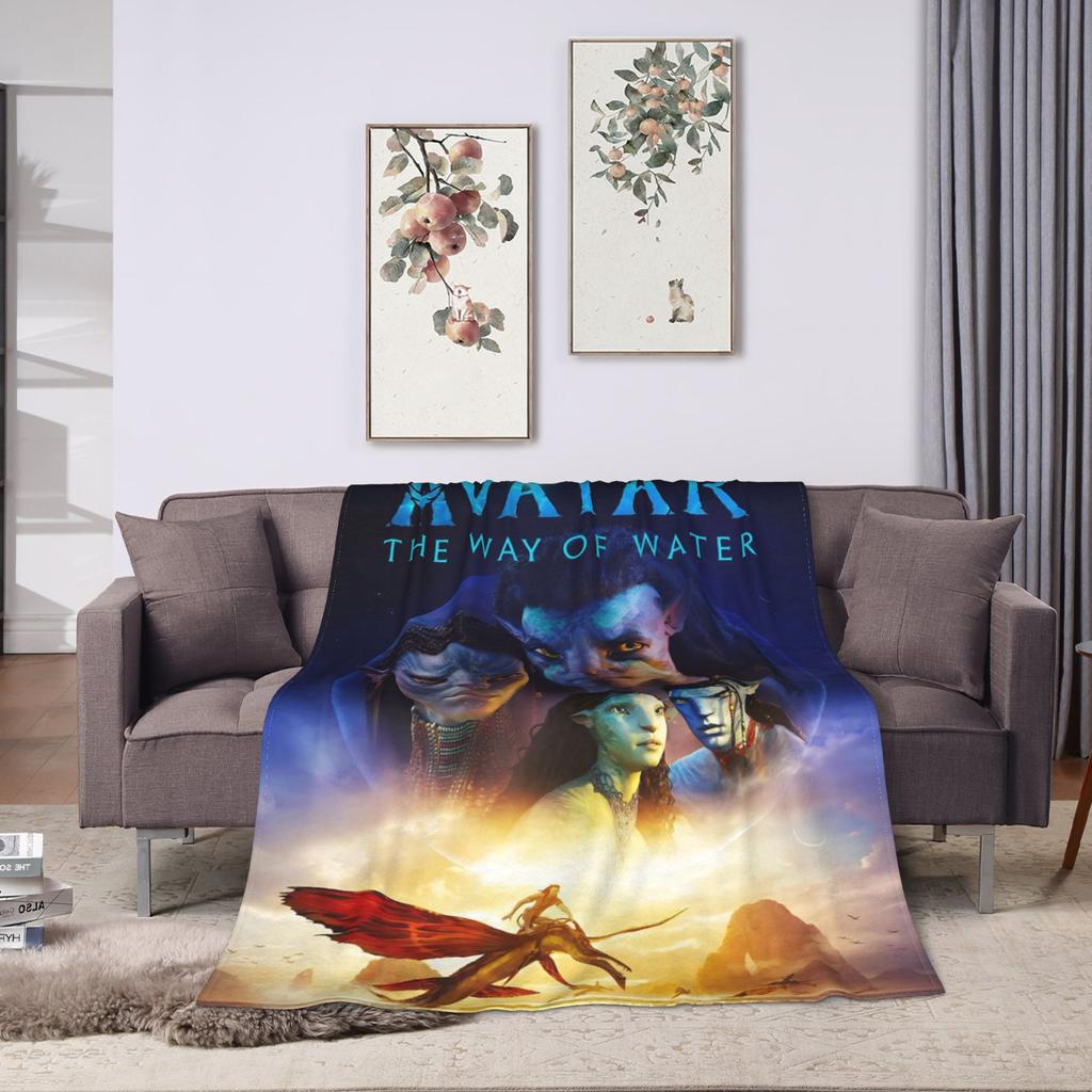 Films Avatar  Blanket  Soft Warm Print Plush Throw Blanket For Boy Girl Outdoor Flannel Bedspread Bed Cover