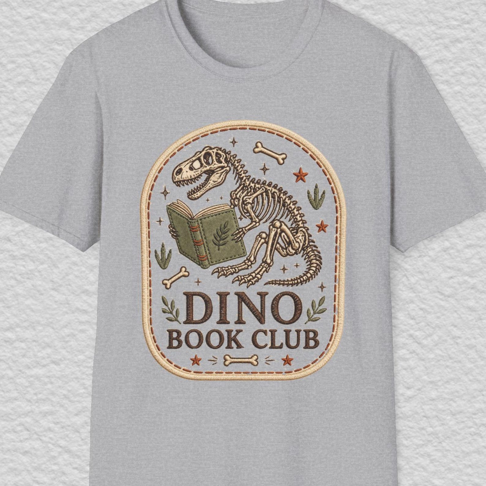 Dino Book Club Shirt, Dinosaur Reading Tee, Book Lover T shirt, Reading Teacher Shirt, Dino Skeleton Shirt, Funny Library Tee 3XL