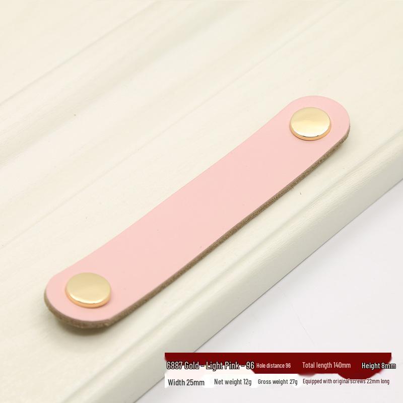 Nordischer Leder-Ziehgriff für Kleiderschrank, Schublade, Koffer oder Kiste