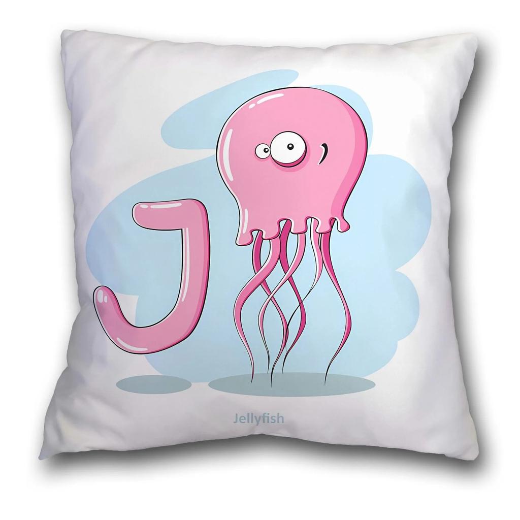 Cartoon Letter Decorative Pillowcase Living Room Office Home Pillowcase Car Ornaments