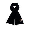 Japanese cute puppy embroidered knitted scarf autumn and winter warm and cold-proof fashion versatile high-end scarf student