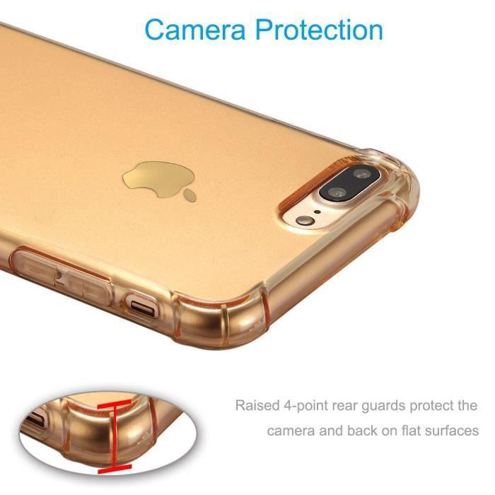 Kryt pro iPhone 7/8 Plus - Okmall - Průhledný - Měkký - 360° ochrana - Extrémně tenký