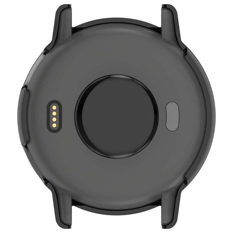 Tempered Glass Film+Case Screen Protector Full Coverage Cover Anti-scratch Shell Watch Housing For Vivoactive 5 Active 5