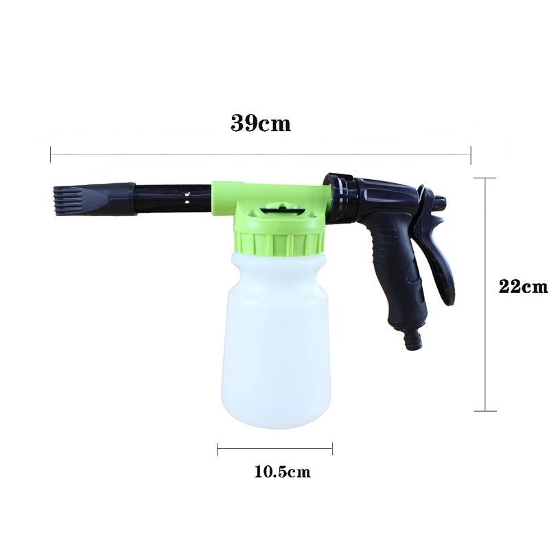 1L Adjustable Car Washer Foam Nozzle Car Washing Foam Gun Cleaning Foamer Pot Lance Water Soap Shampoo Sprayer Spray Foam Gun