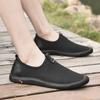 Fashion Summer Men's Mesh Casual Shoes Breathable Outdoor Beach Shoes Soft Soled Comfortable Men's Flat Bottomed Loafers Versatile