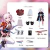 The  Sword Master March 7th Cosplay Costume Honkai Star Rail March 7th Women Suit Halloween Carnival Party Uniform
