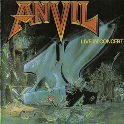 CD ANVIL - Past And Present - Live In Concert 3984140652 Metal Blade Rec 1994 US Rock Used