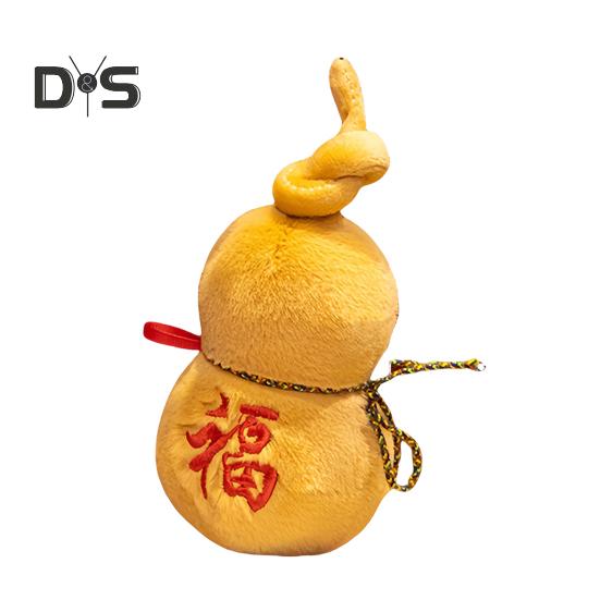 Kürbis-Plüschtier, chinesische Sternzeichen, Kürbis-Plüsch, chinesisches Neujahrs-Plüsch, Kürbis-Maskottchen, Plüschpuppe für die Dekoration des Frühlingsfests