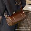 Retro Small Bag Women's Bag Niche 2025 New Trendy Summer Versatile Single Shoulder Underarm Messenger Bag Popular Cylinder Bag