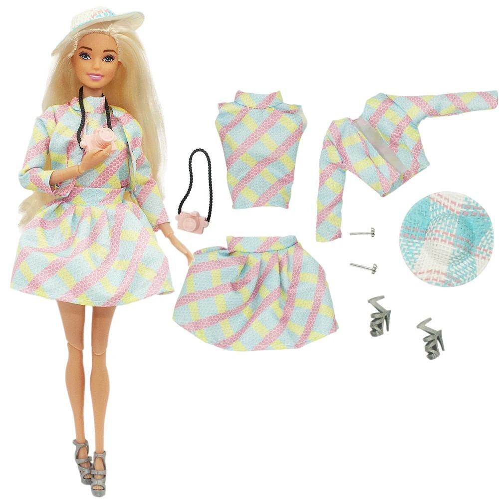 

Гарна лялькова сукня-міді для ляльки Babi 30 см, аксесуари для одягу, іграшки для дівчаток, подарунок на день народження, різдвяний подарунок Excluding Doll