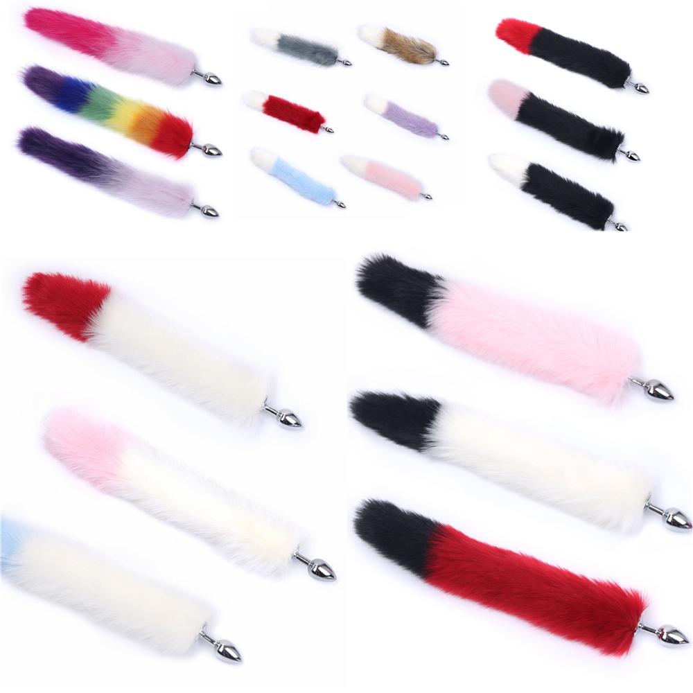 18+ Anal Plug Fox Tail Plush Butt Dilator Erotic Cosplay Fetish Roleplay Anus Bdsm Adult Women Sex Toys Girl Accessories