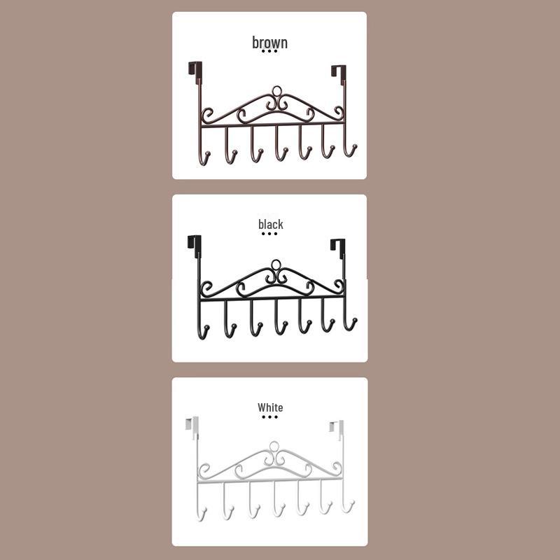 

Наддверная прочная вешалка для одежды без следов – Утолщенная, без гвоздей, настенная