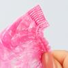 100Pcs Shower Cap Disposable Ear Protection Free Size Bath Cap Waterproof Transparent Hair Salon Shower Cap