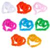 5 Pieces 2M Christmas Feather Colorful Ribbon Xmas Tree Artificial Plume Dress Shawl DIY Craft Ornament for Decor