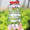 500ml Christmas Candy Jars Thick Christmas Snowman Shaped Snowman Cold Drink Juice Cup Multi-function for Wedding