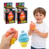 Schylling Nee Doh Ice Cream Sensory Toy Stress Relief Fidget Toy for Anxiety Focus Adults Kids