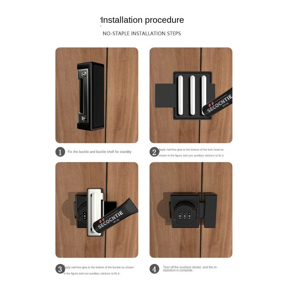 Replacement Combination Password Door Lock 3 Digit Code Cabinet Lock Cabinet Door