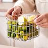 Elegant Stainless Steel Wire Basket: Perfect For Fruits, Snacks & Kitchen -Disinfection Vegetable Washing Round Laboratory