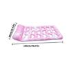 Pool Air Mattress Wide Leaf Floating Pad For Adults Robust PVC Construction Quick Dry Water Mat