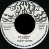 7inch Record PUDDY ROOTS  Mr. Editor NONE Power House Jamaica Reggae Ska  Dub Used