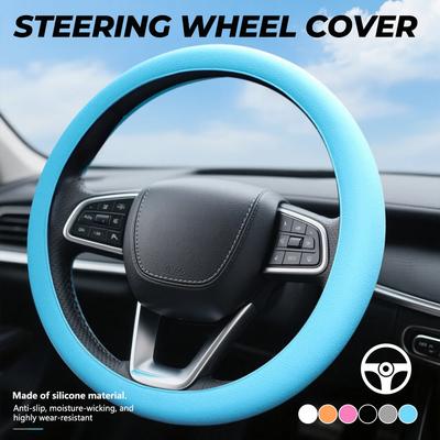 Couvre-volant en silicone antidérapant absorbant la transpiration Design élastique pour une installation facile Utilisation toutes saisons
