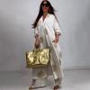 Completo Robe Lunga Vintage Stampata Larga da Donna Primavera Estate Casual Camicia a Bottoni Bluse Pantaloni a Gamba Larga Outfit Due Pezzi Oversize