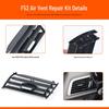 BMW 1 Series 118i/120f52 Air Conditioning Vent Repair Kit & Grille Blade Accessory