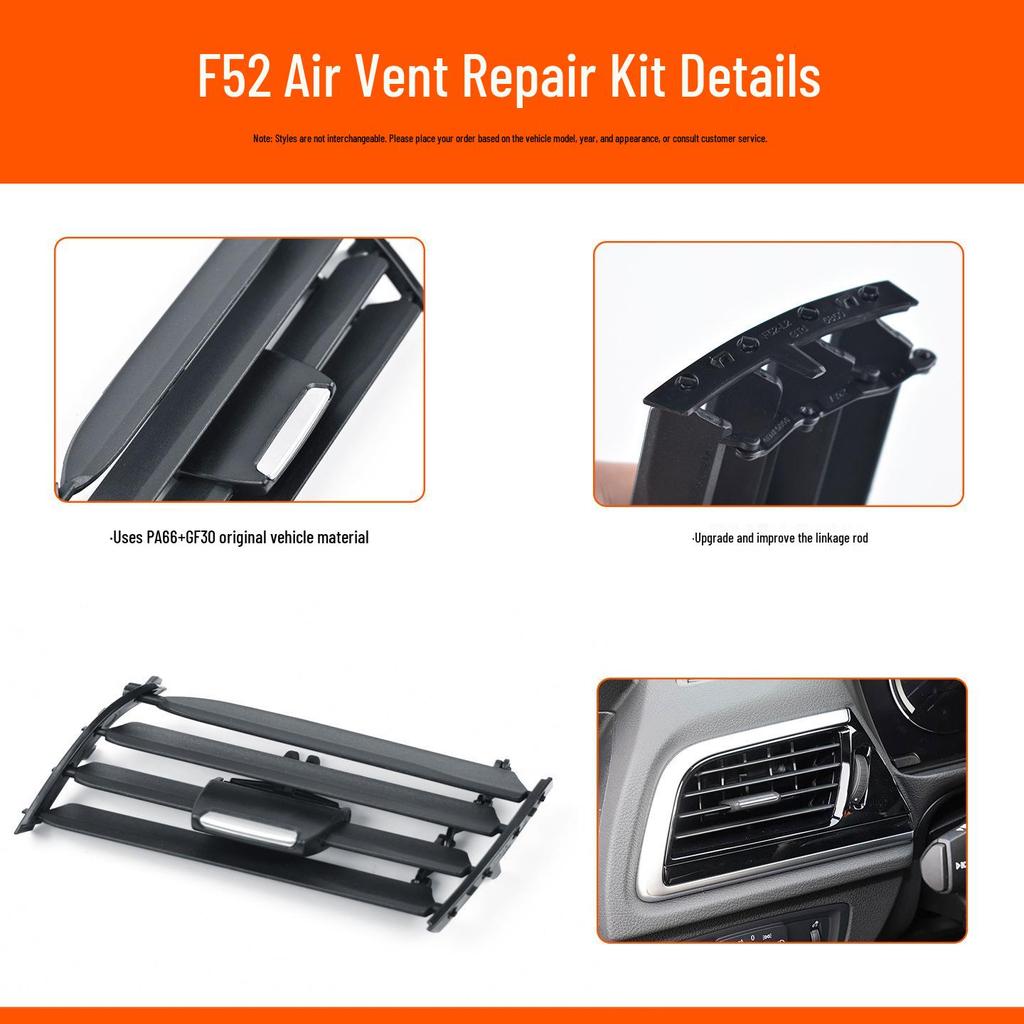 BMW 1 Series 118i/120f52 Air Conditioning Vent Repair Kit & Grille Blade Accessory
