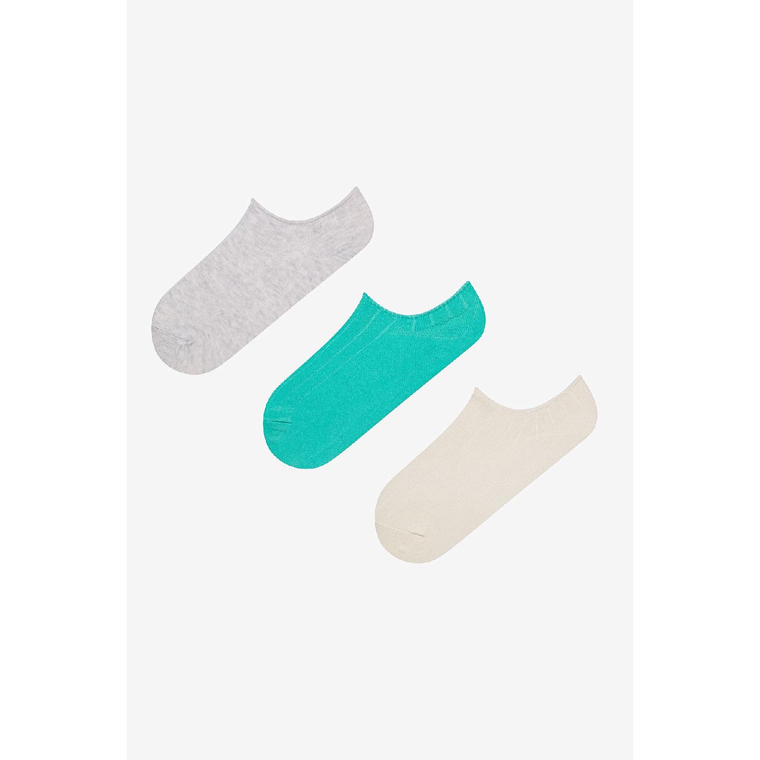 

Ribbed Gray-mind Sneaker Socks Standart