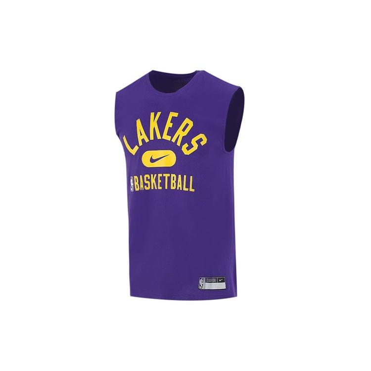 Nike NBA Dri-FIT Los Angeles Lakers Basketball Training Sports Sleeveless Purple Men s DM3228-547 M