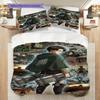 Attack Titan Set Bedding 1 Duvet Cover 2 Pillowcase Without Core Duvet Cover And Pillowcase Bedding Set Soft And Comfortable