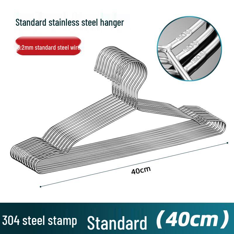 Durable 304 Stainless Steel Clothes Hangers
