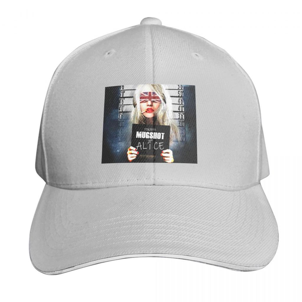 Mugshot Alice Baseball Cap custom caps Beach Bag Visor Big Size Hat Womens Unisexs