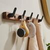 Various Hook Elegant Coat Rack for Wall Mounting Designs for Efficient Use in Bedrooms and Kitchens Storage Solution