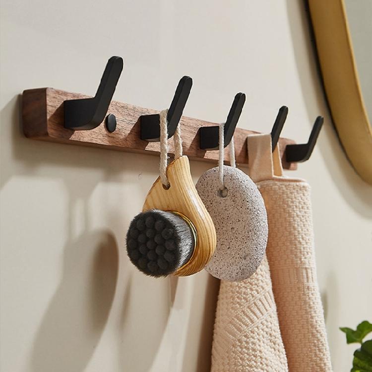 Various Hook Elegant Coat Rack for Wall Mounting Designs for Efficient Use in Bedrooms and Kitchens Storage Solution
