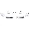 Sliver Chrome Seat Adjustment Button Cover Trim for Toyota Tundra 2014-