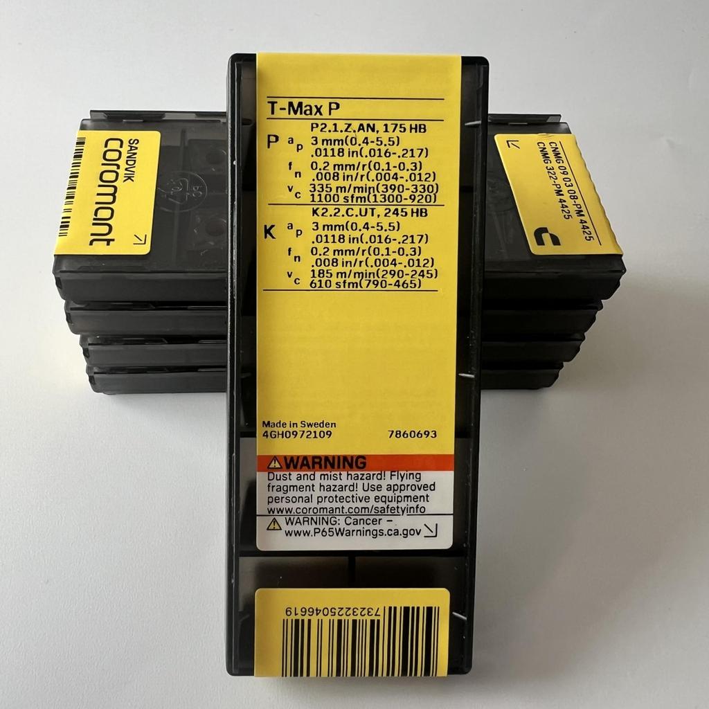 SANDVIK / CNMG090308-PM 4425 / Original Swedish hard alloy blade 10 Pcs