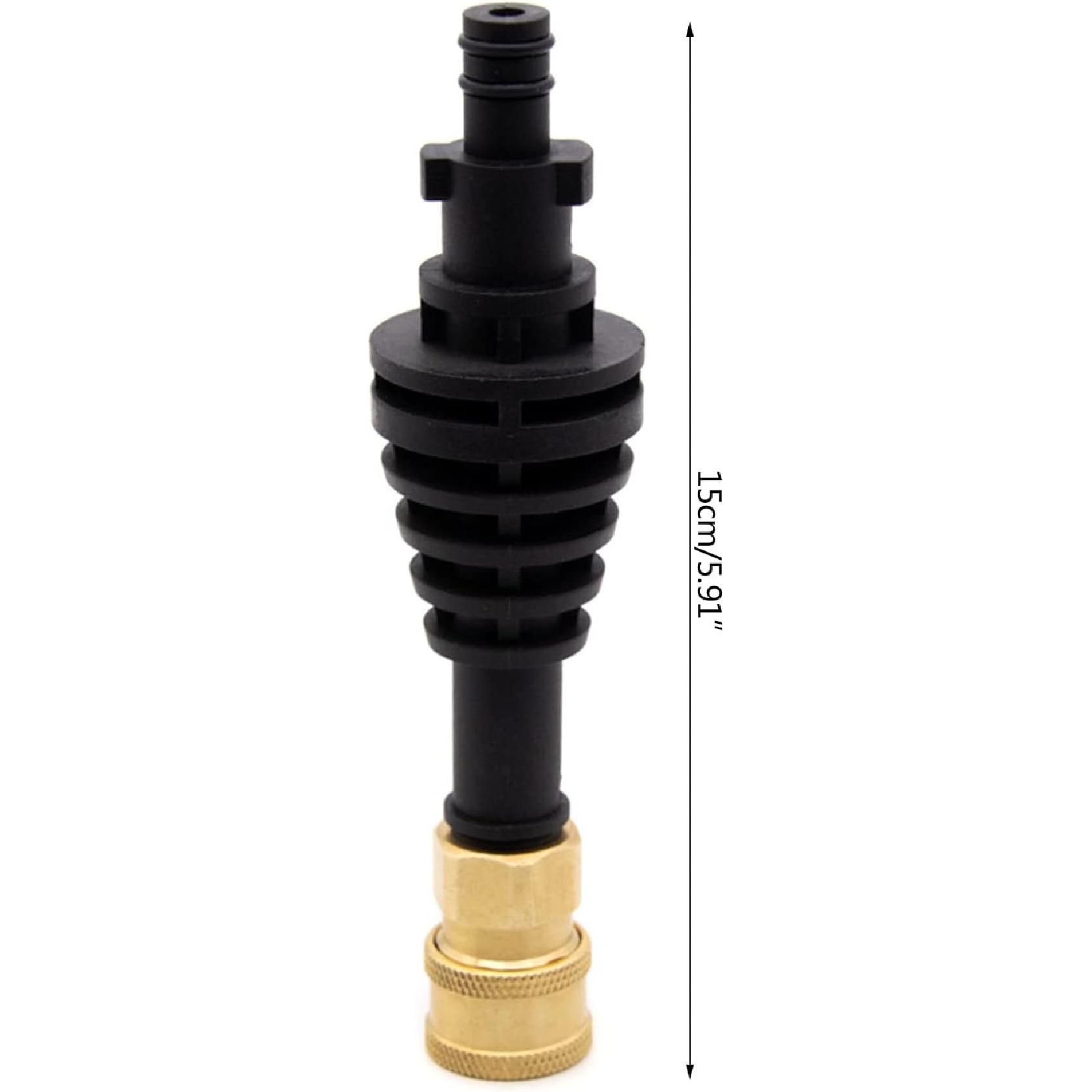 

LIANXUE Extension Rod Adapter for Worx Hydroshot WG629E WG630 WG644 Car Washer Cleaning Tool Quick-Connect Rod Accessories Black + Gold Engineering