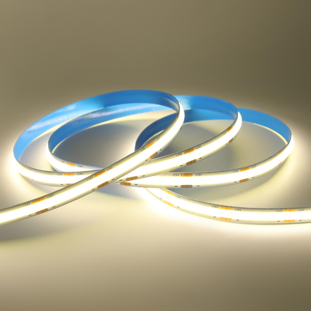 528Leds/M DC 12V 24V COB Strip White 3000K 4000K 6000K IP20 High Brighter Home Decor Flexible Ribbon Rope LED Light 0.5M 5M 10M