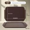 TianyaJing Large Thickened Rectangular Anti-Slip Plastic Serving Tray with Double Handles