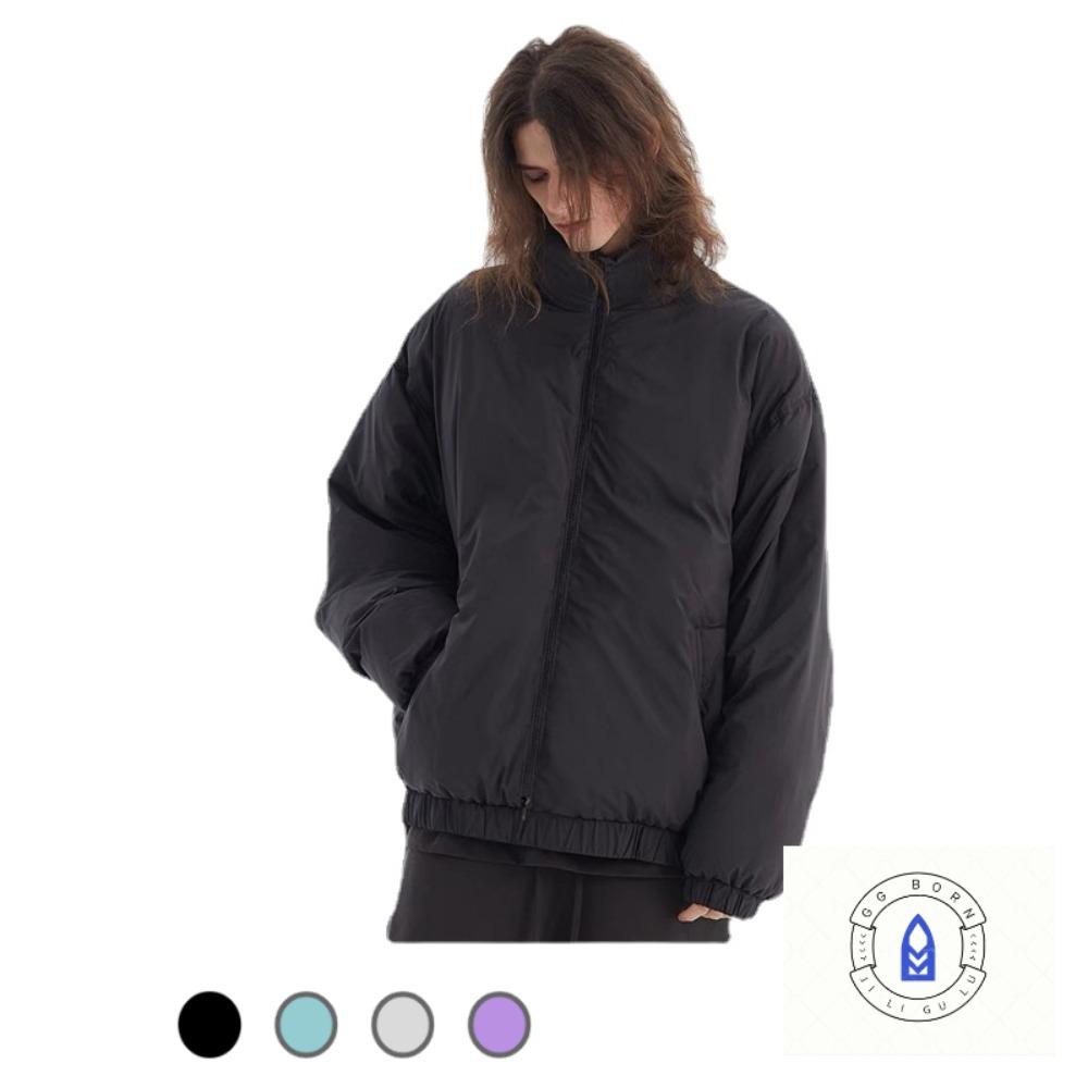 

Куртка на хлопковом подкладке Gaojie двухпутная свободная женская куртка-пуховик на молнии