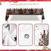 Christmas Disposable Tablecloth Christmas Decorations for Home 2026 Table Cover Navidad Noel New Year Gifts Dining Table Decor