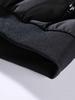 Men's Fleece-Lined Baseball Collar Jacket