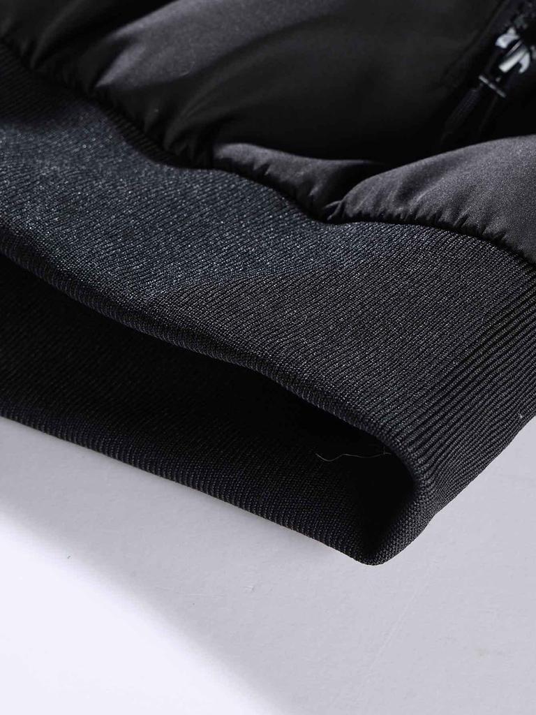 Men's Fleece-Lined Baseball Collar Jacket
