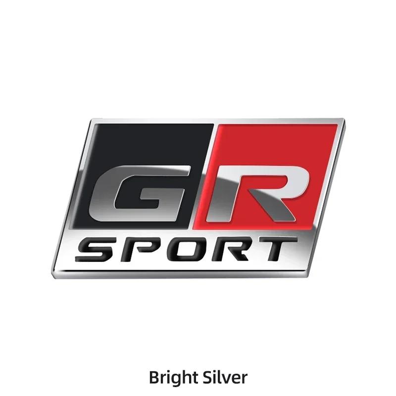 3D autó Alumínium Matrica GR SPORT Logó Jelvény Embléma Autó Ablak Karosszéria Dekoráció Toyota Corolla C-HR RZ RC RS Priushoz Tartozékok